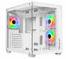 Gabinete Ocelot Gaming W-cube 2, Pc, Blanco, Atx, Itx, Micro Atx, 120 Mm, 120,140 Mm, 3x 120 Mm